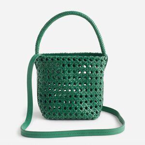 Handwoven Cane Mini Bag